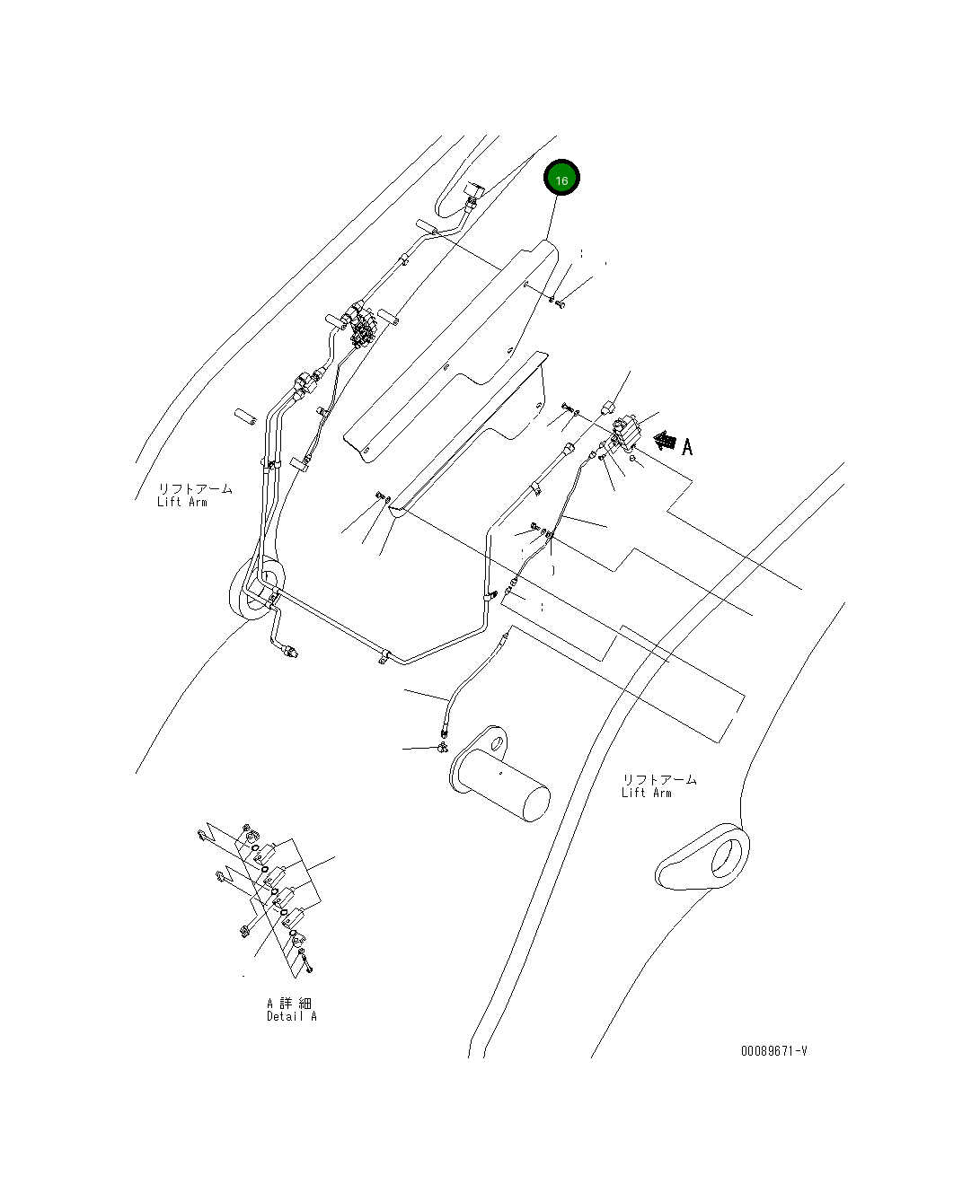 Крышка 426-S95-4281 Komatsu
