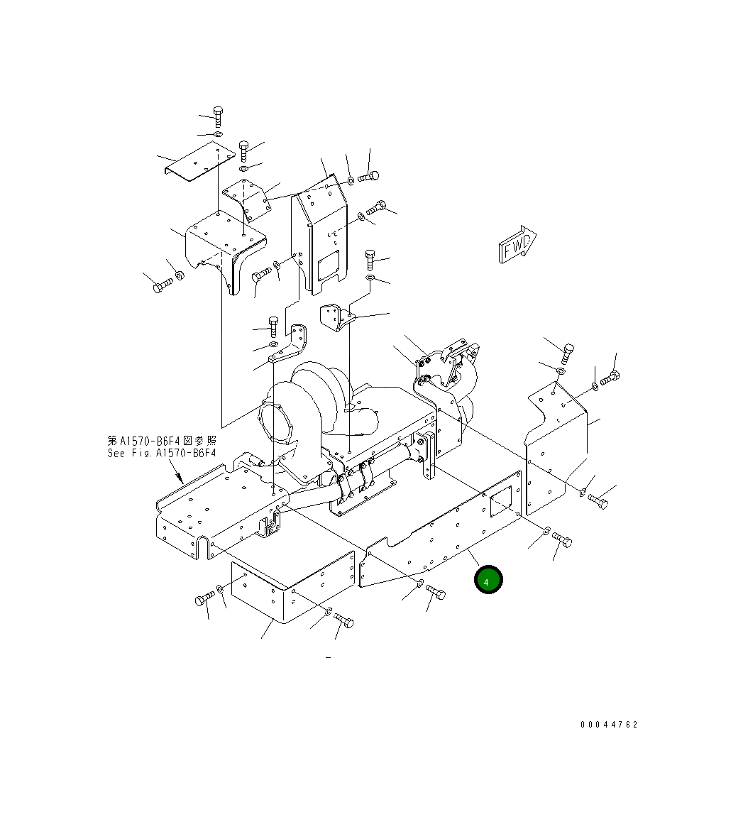 Крышка 6245-11-7230 Komatsu
