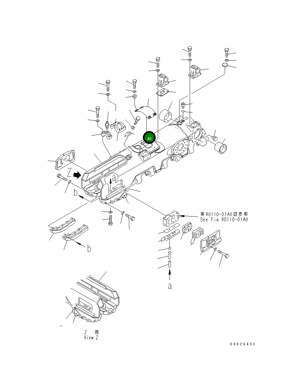Крышка 19M-30-14451  Komatsu
