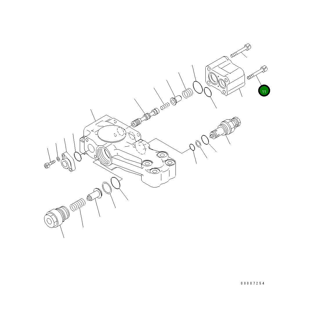 Болт 01252-60860 Komatsu