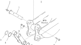 Палец 22M-70-22830 Komatsu