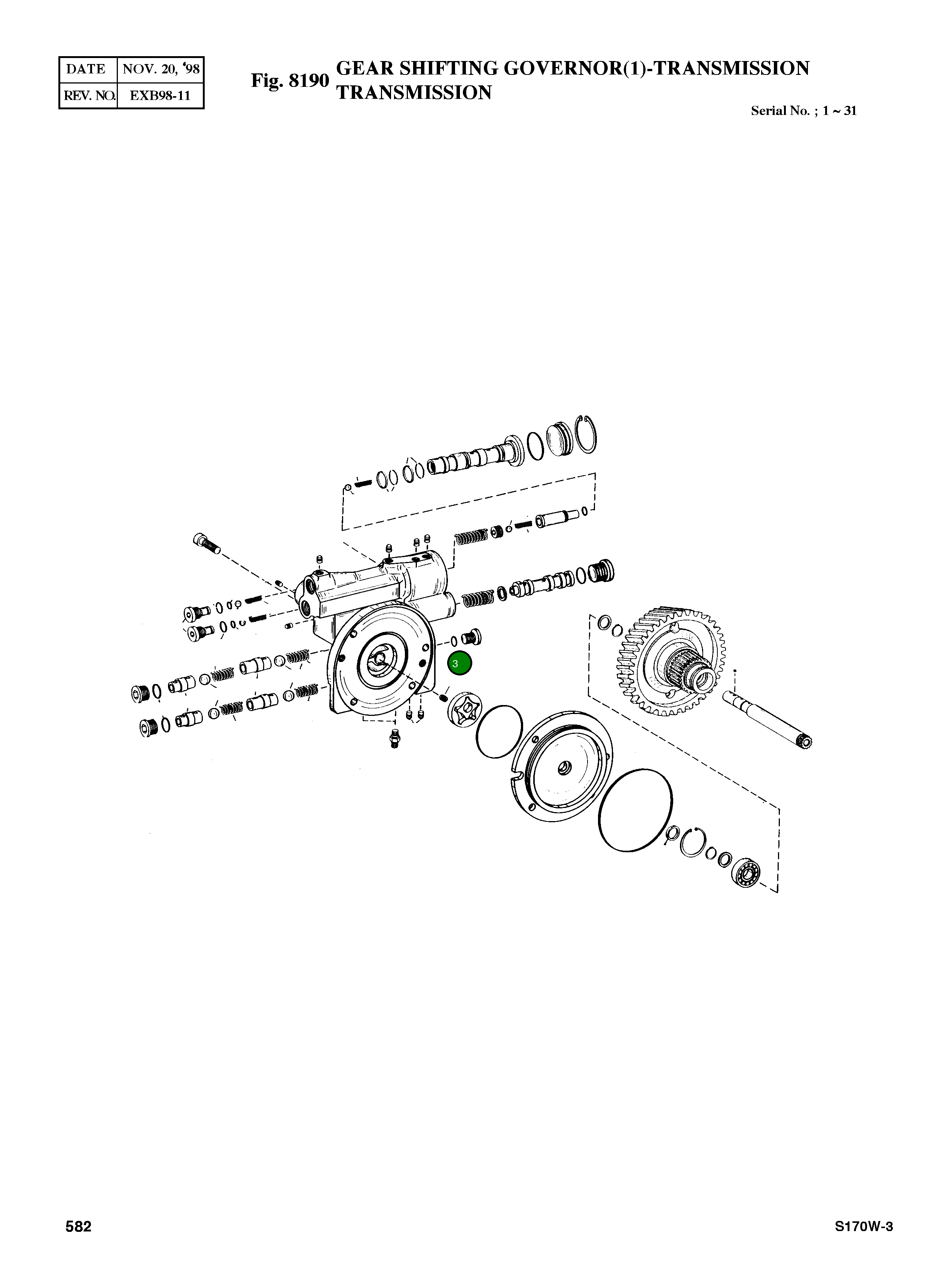 Кольцо уплотнительное (O-Ring) 0634 303 144 Komatsu