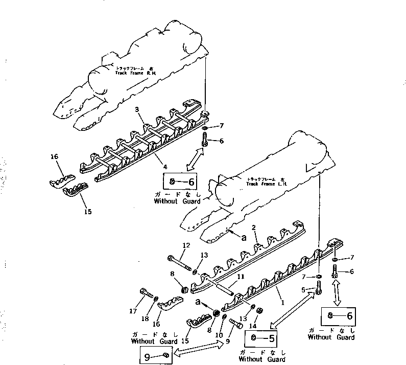 Болт 01010-62760  Komatsu