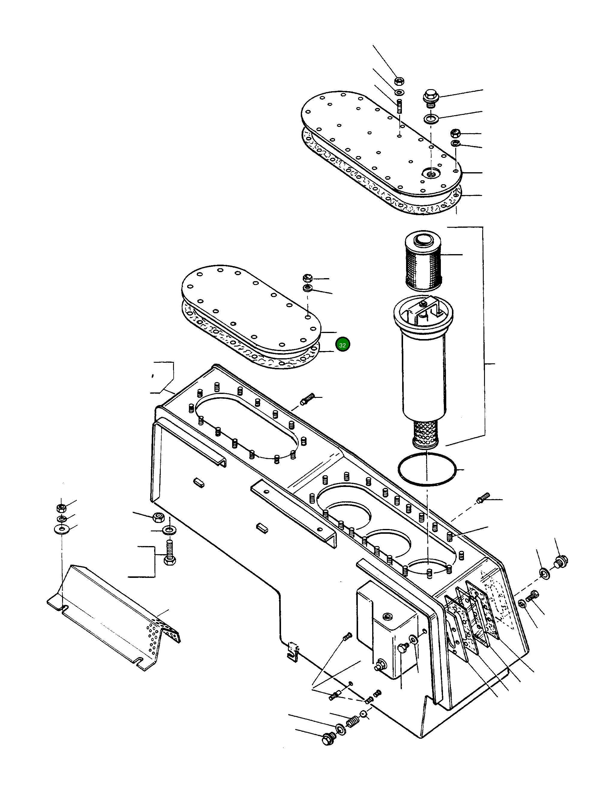 Крышка 4202192M1 Komatsu