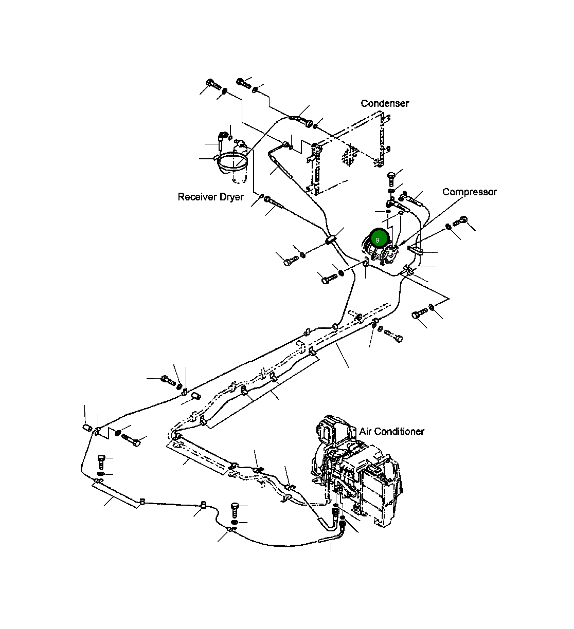 Кольцо уплотнительное (O-Ring) 208-979-6490 Komatsu