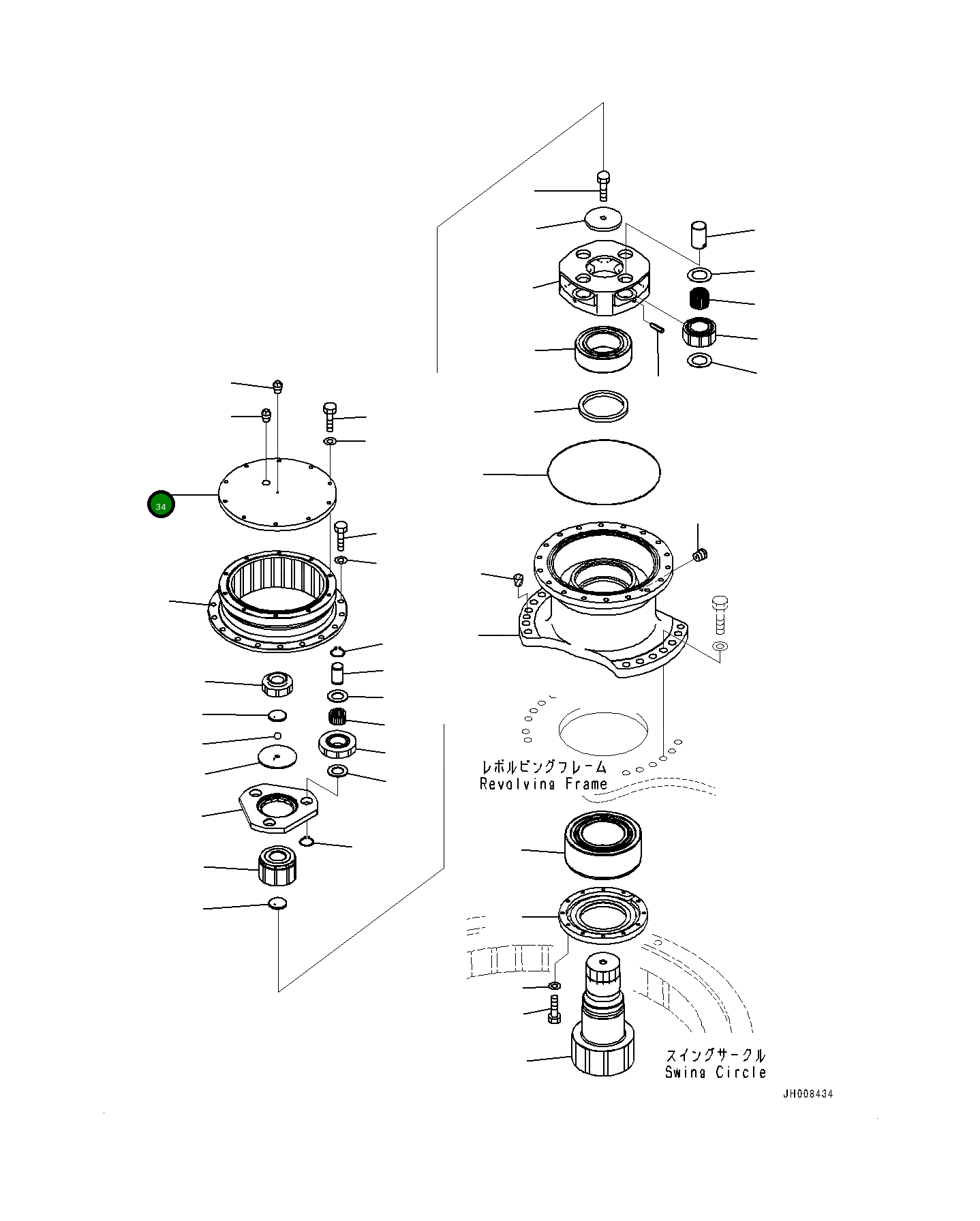 Крышка 207-26-73610  Komatsu