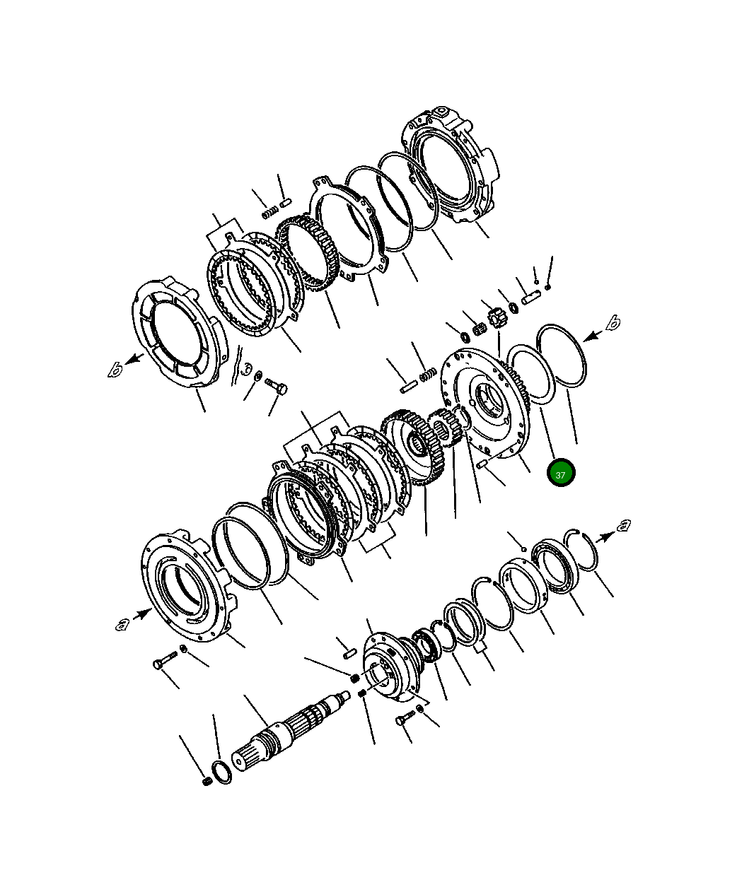 Крышка 423-15-12841  Komatsu