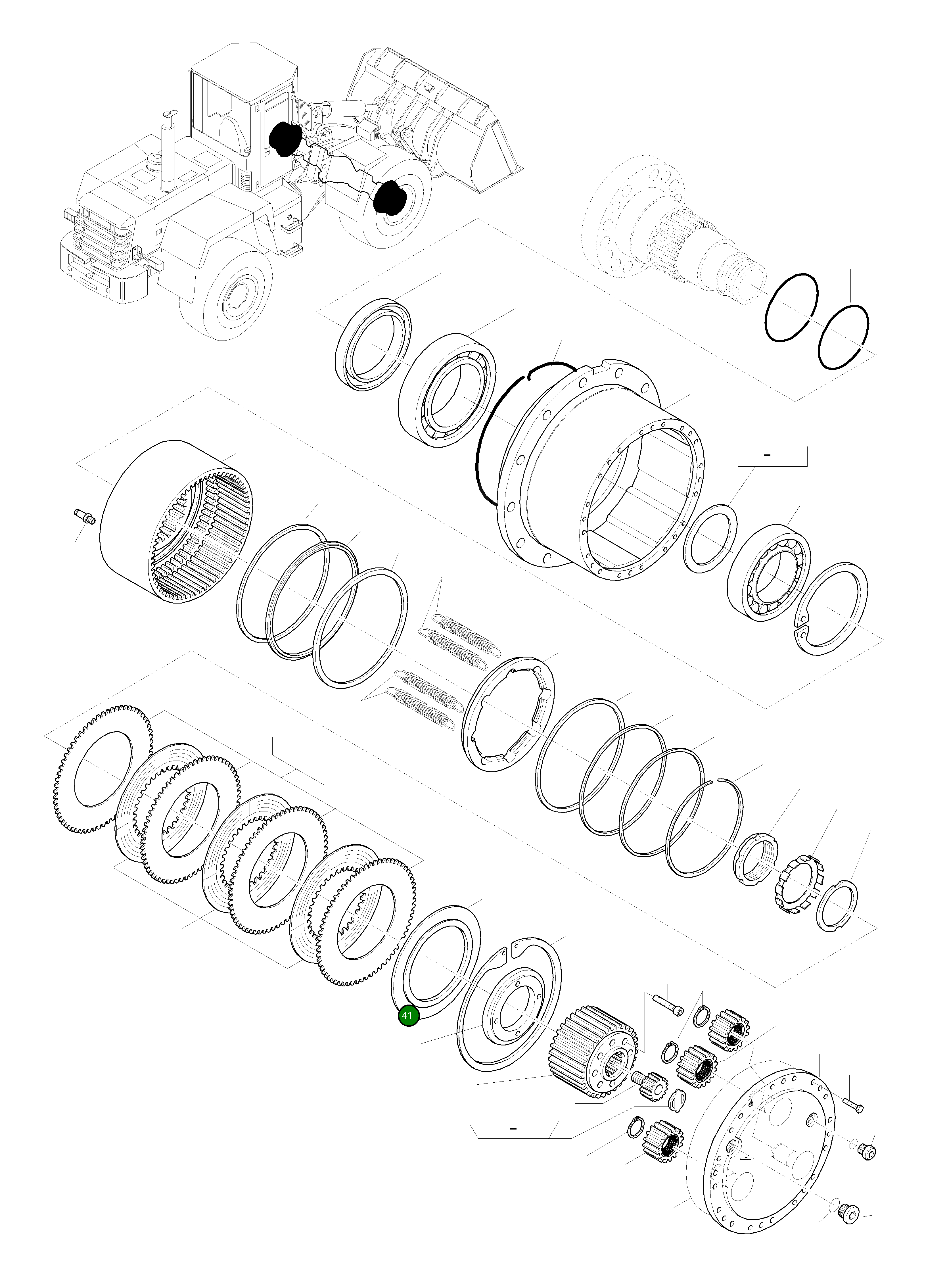 Кольцо 42Y-23-H0R48 Komatsu