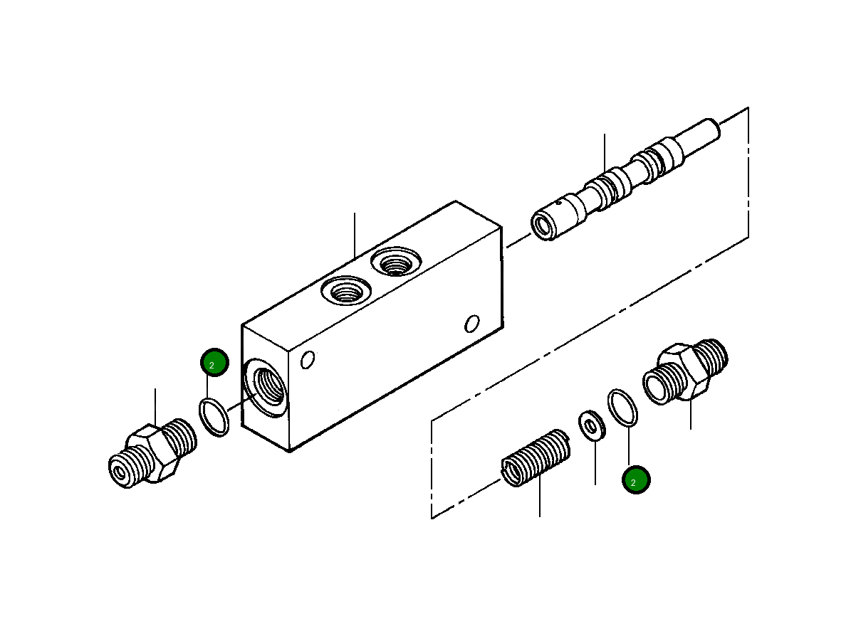 Кольцо уплотнительное (O-Ring) 567 828 R1 Komatsu