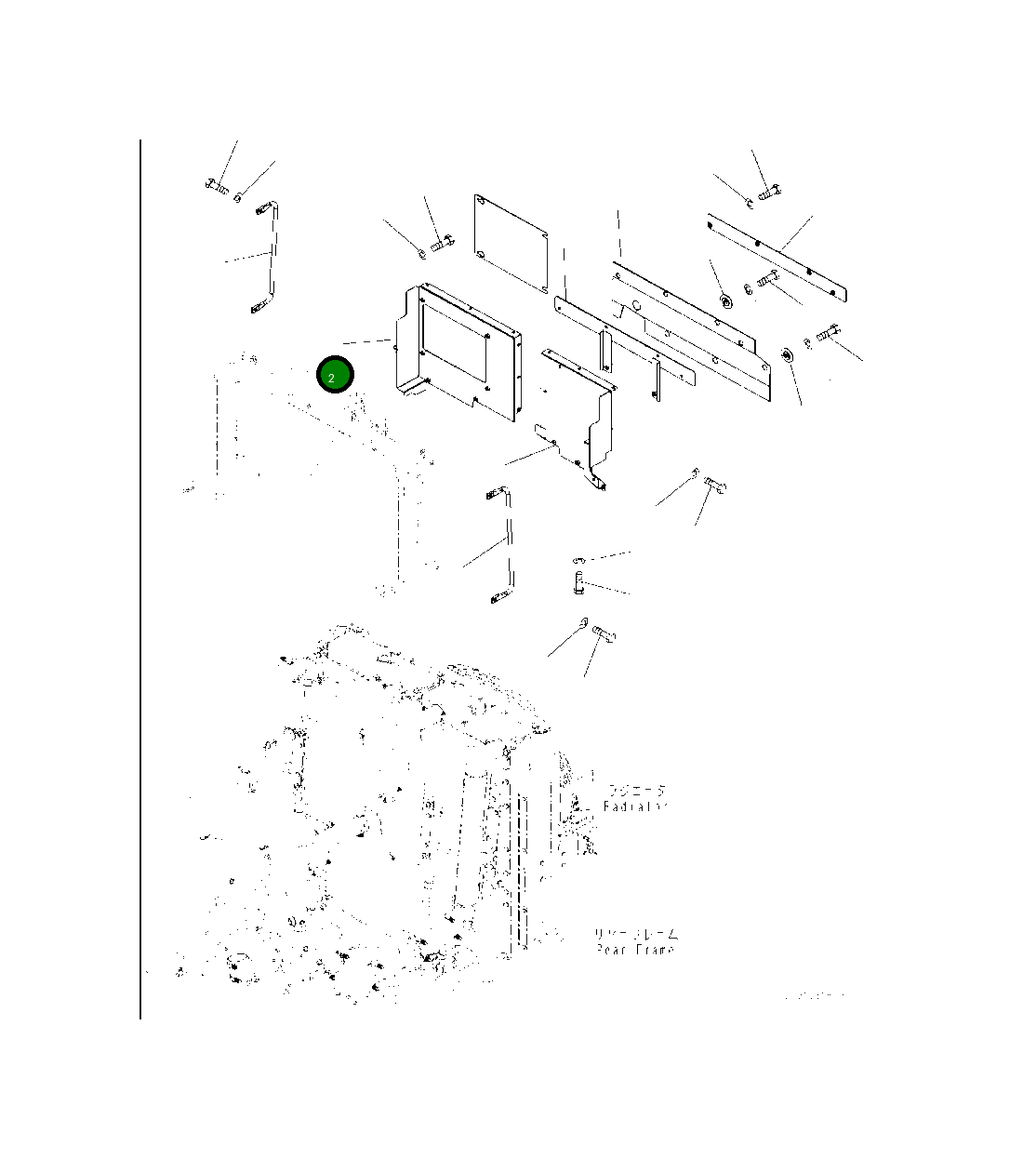 Крышка 421-54-62451  Komatsu