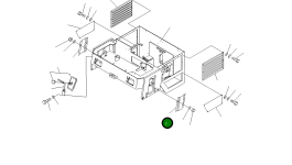Крышка 266-58-98220 Komatsu