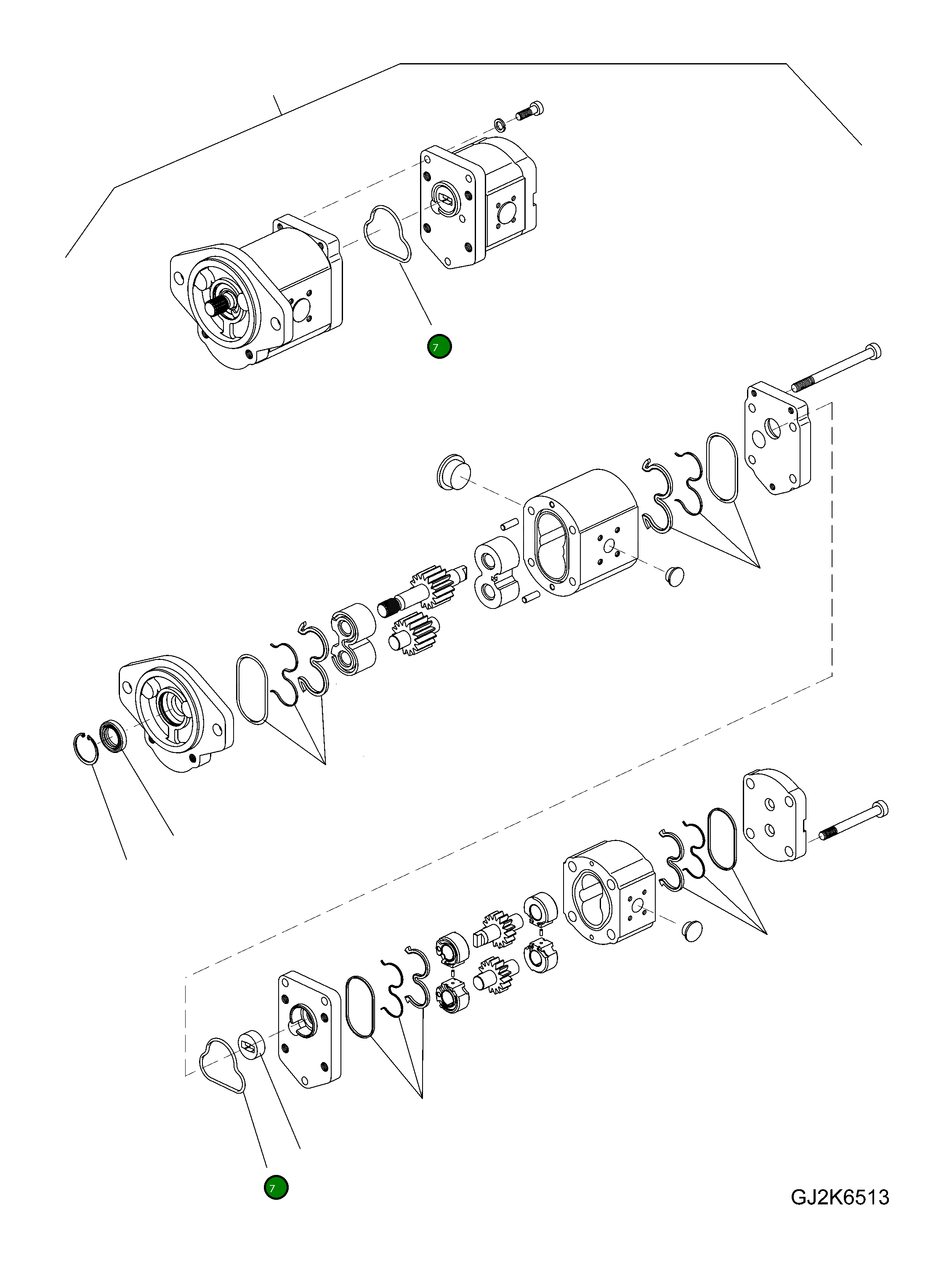 Кольцо уплотнительное (O-Ring) 42W-62-H0P05 Komatsu