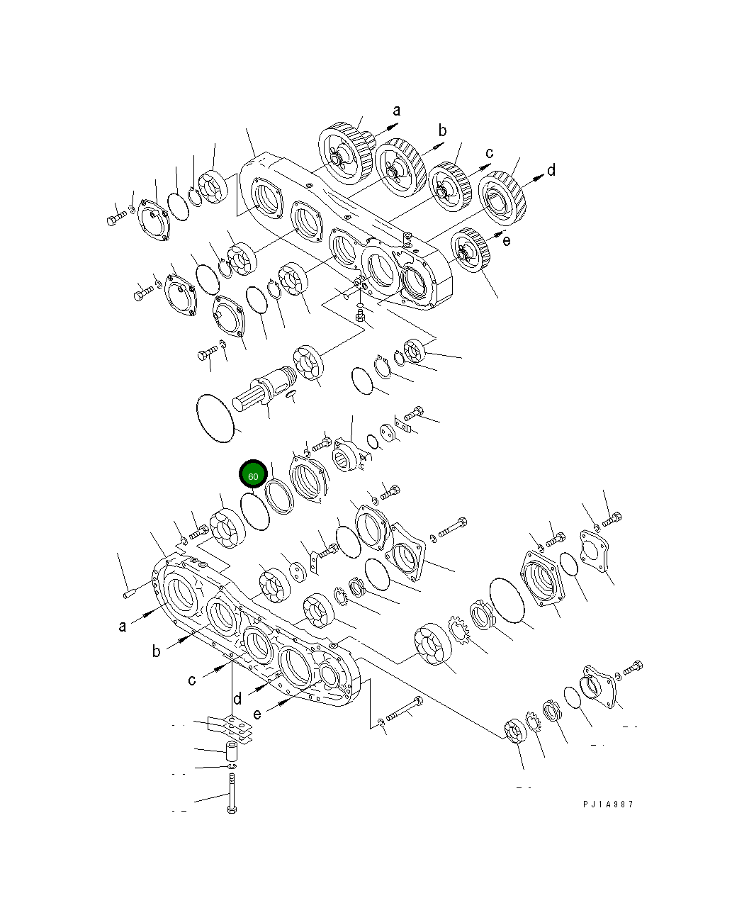Кольцо уплотнительное (O-Ring) 07000-42145  Komatsu
