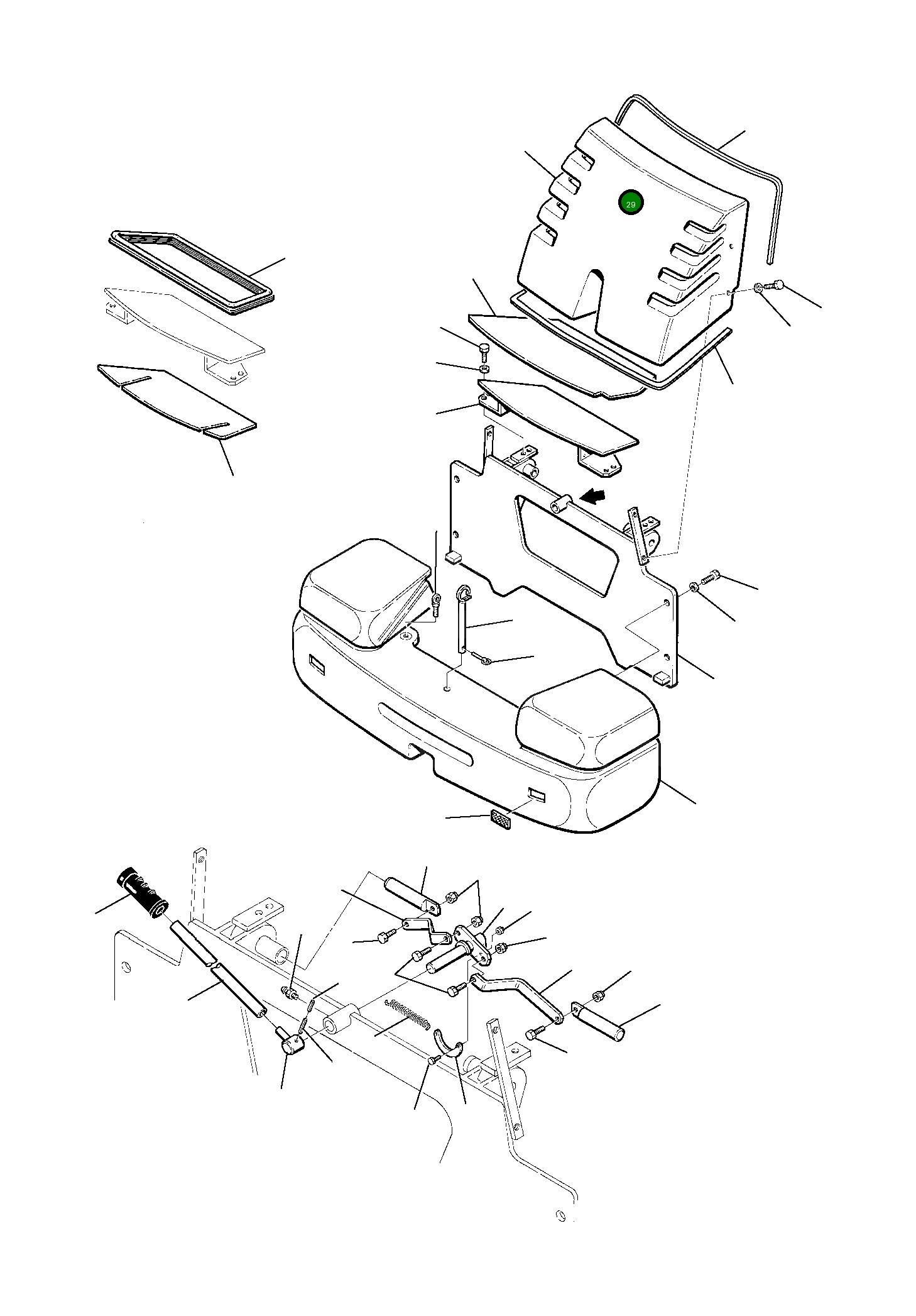 Крышка 366541052  Komatsu