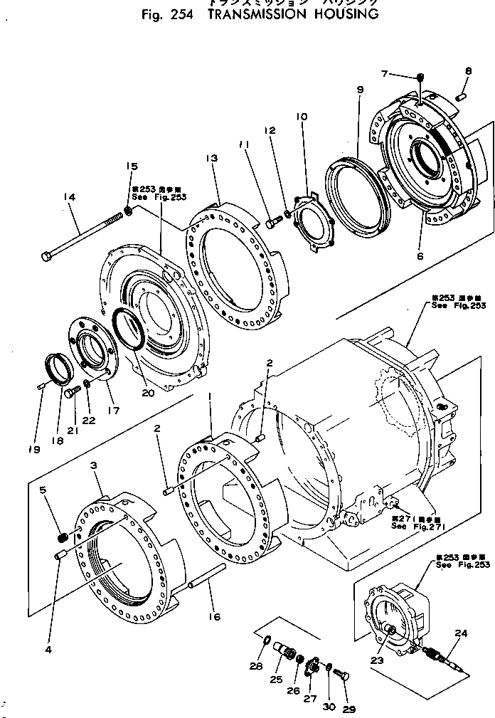 Крышка 566-15-11231  Komatsu
