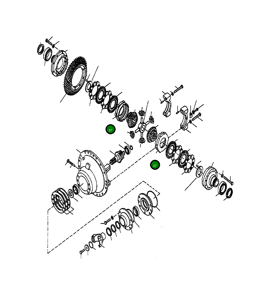 Кольцо 421-22-27210 Komatsu