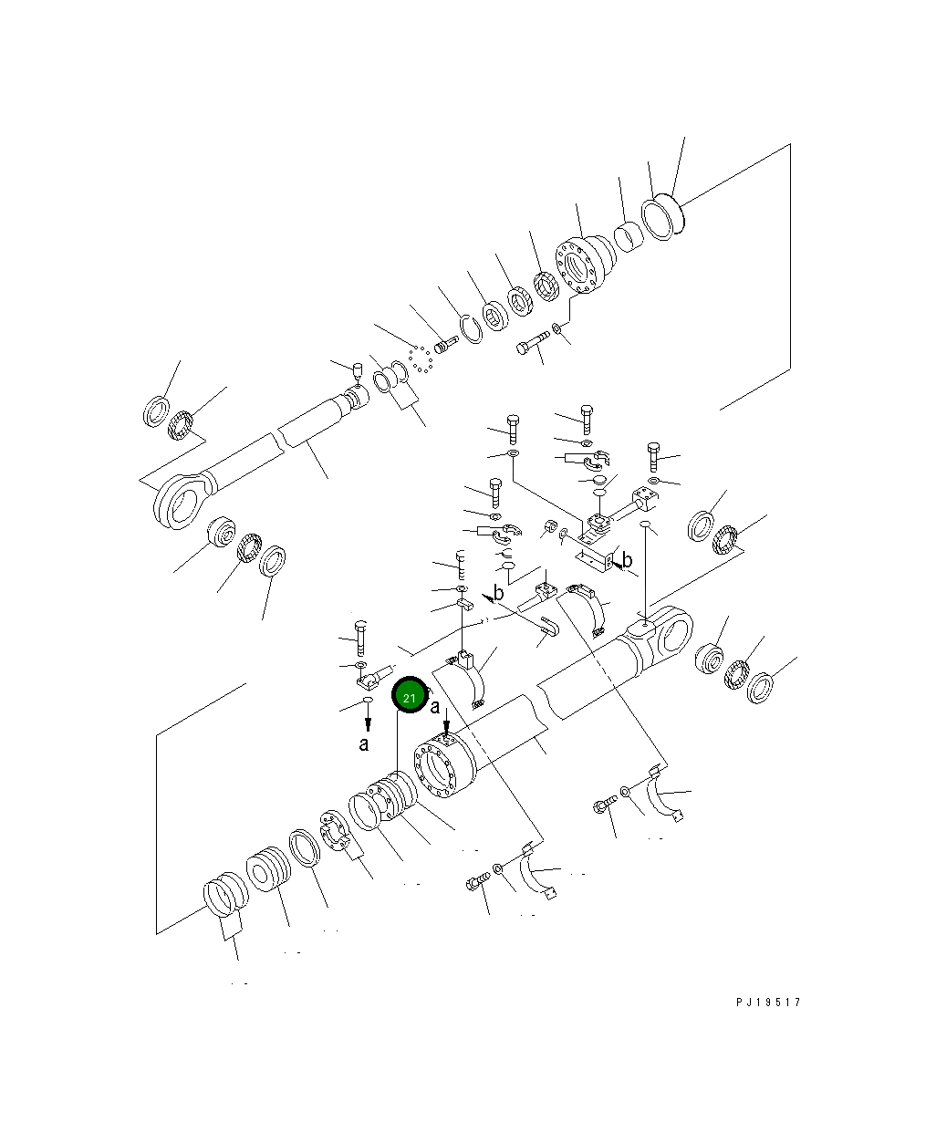 Болт 01253-31615  Komatsu