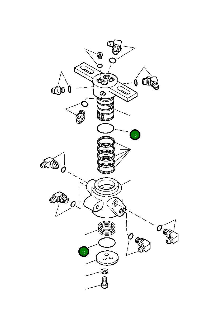 Кольцо уплотнительное (O-Ring) 336 192 R1 Komatsu