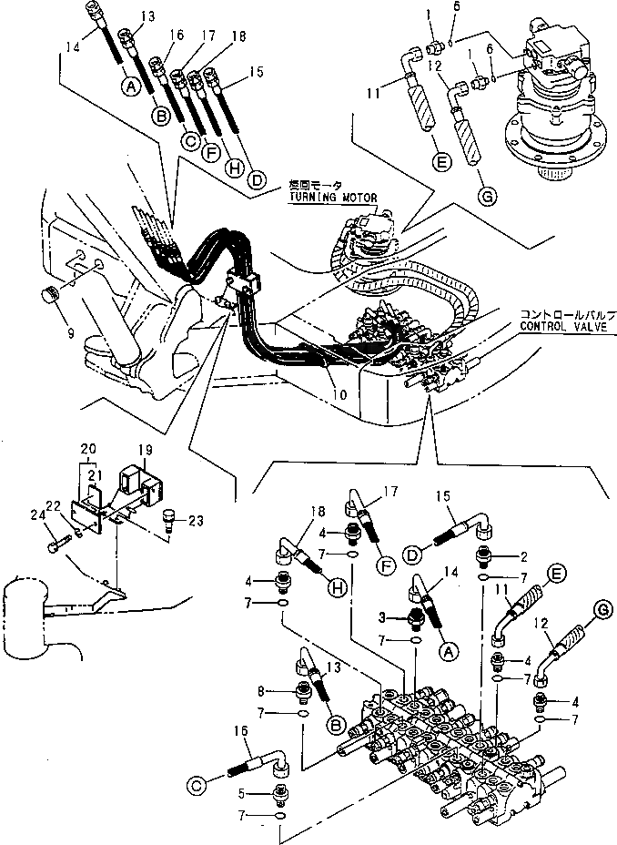 Болт YM26116-100652  Komatsu