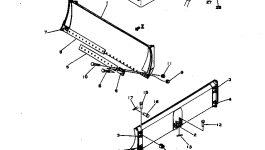 Отвал 144-871-5123 Komatsu