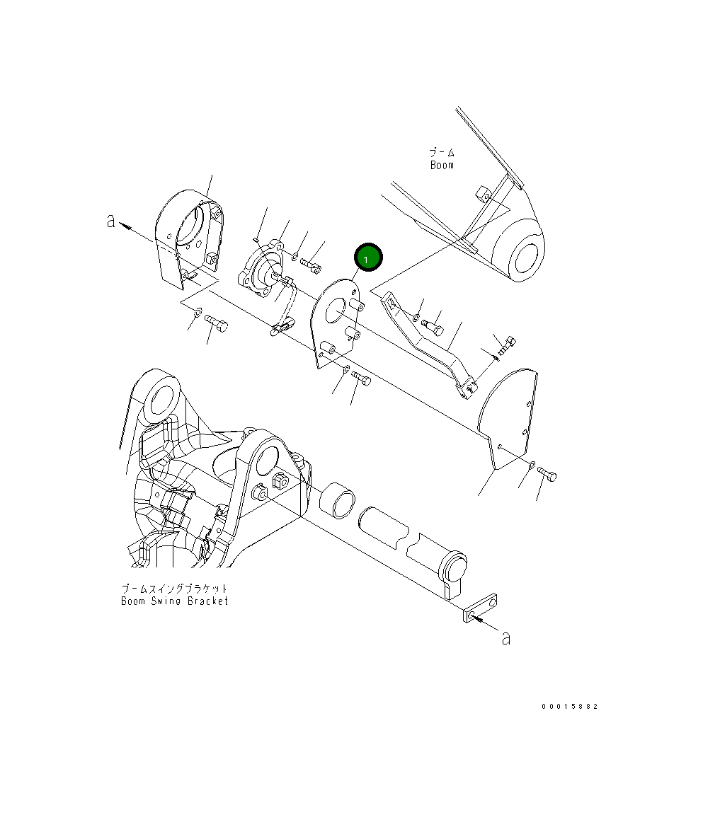 Крышка 22M-70-21441 Komatsu