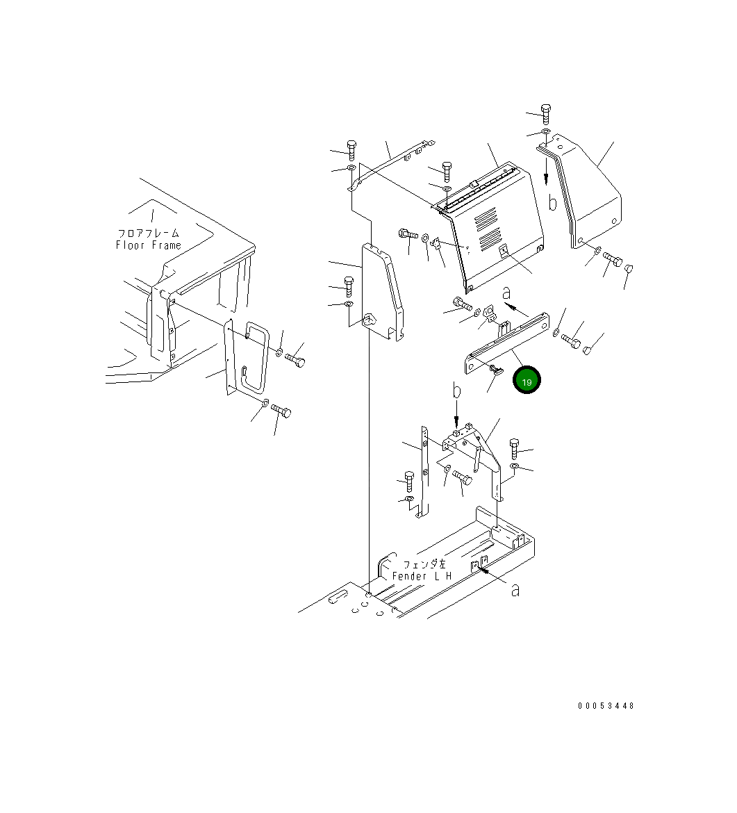 Крышка 154-54-46122 Komatsu
