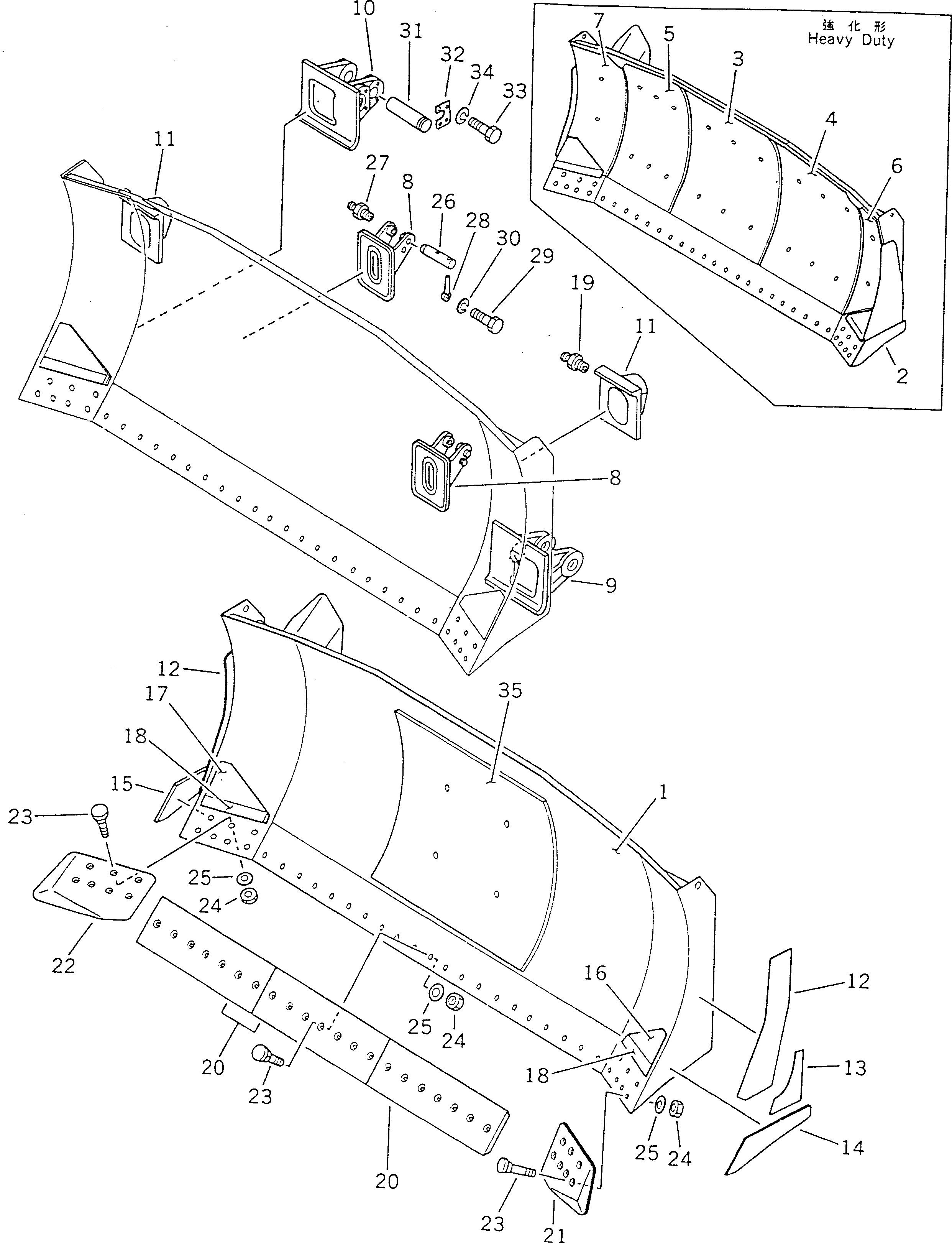 Болт 195-71-11452 Komatsu