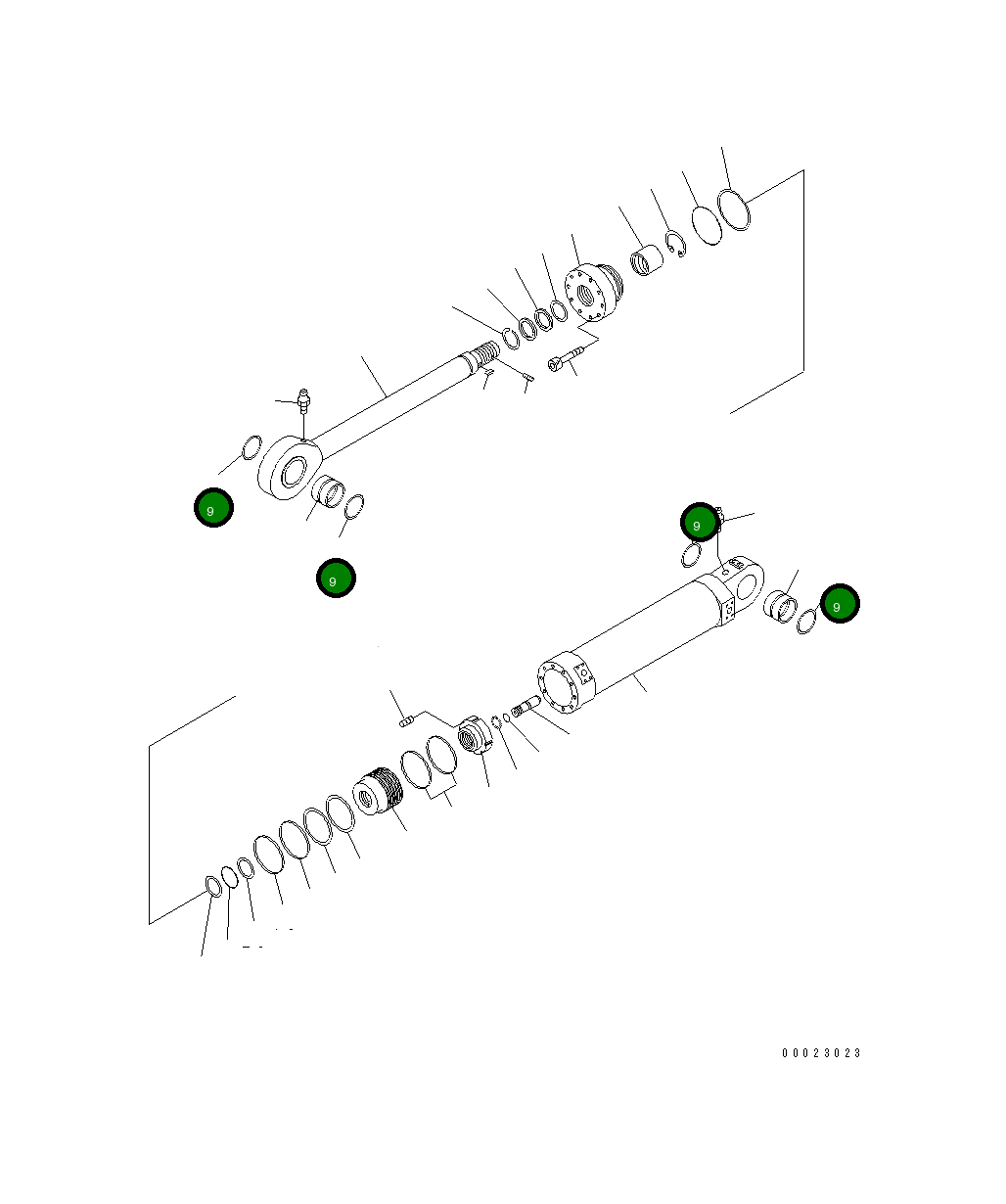 Кольцо DM57577840 Komatsu