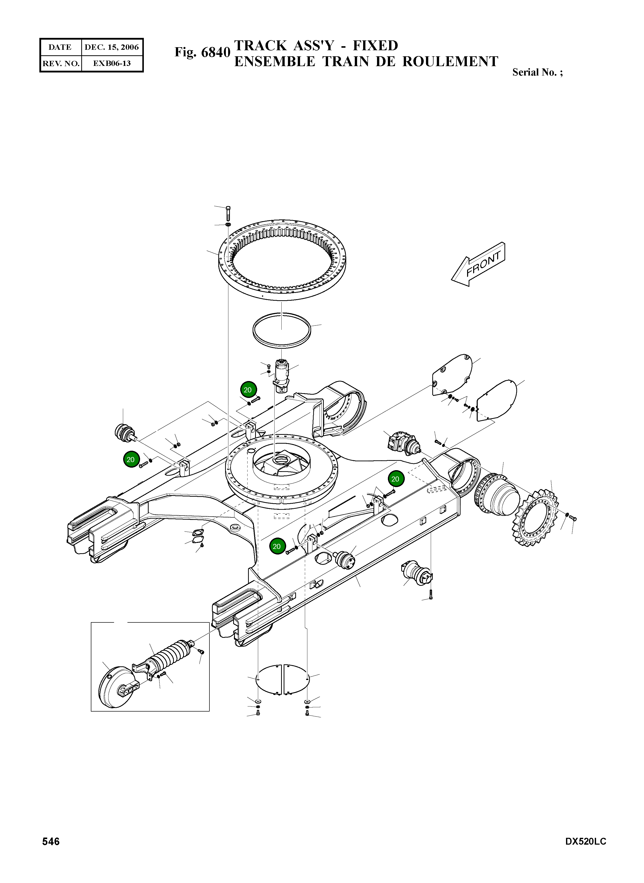 Болт S0575766  Komatsu