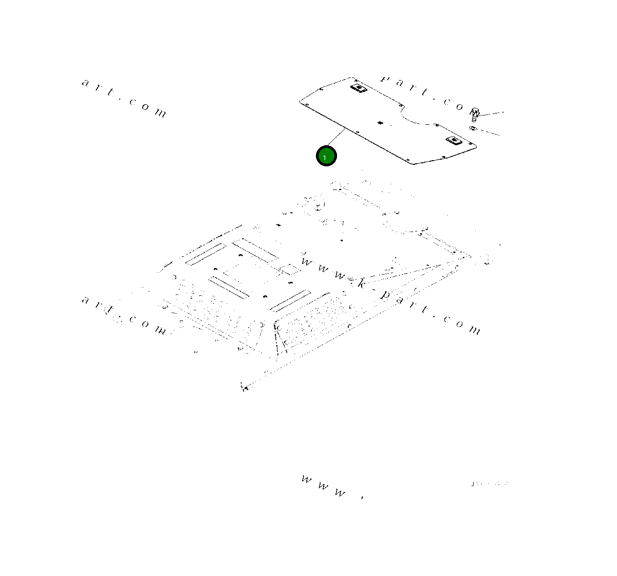 Крышка 418-54-62381 Komatsu