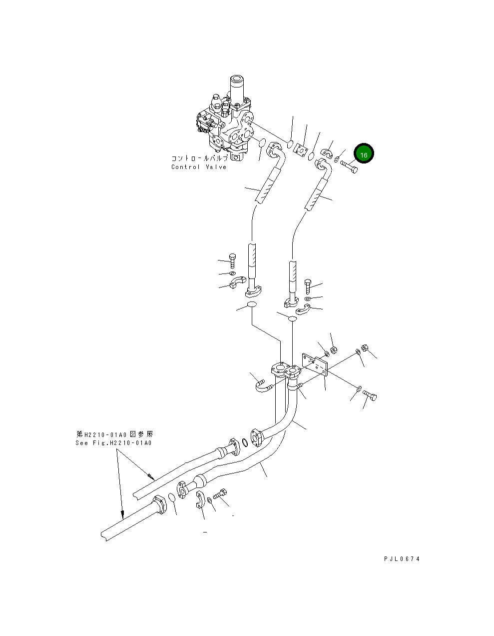 Болт 07372-31260 Komatsu