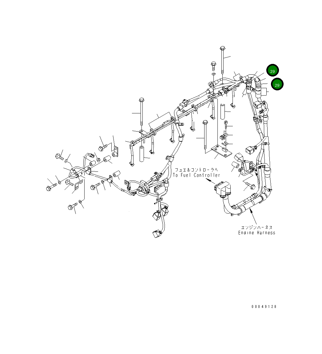 Крышка 6251-81-9870  Komatsu