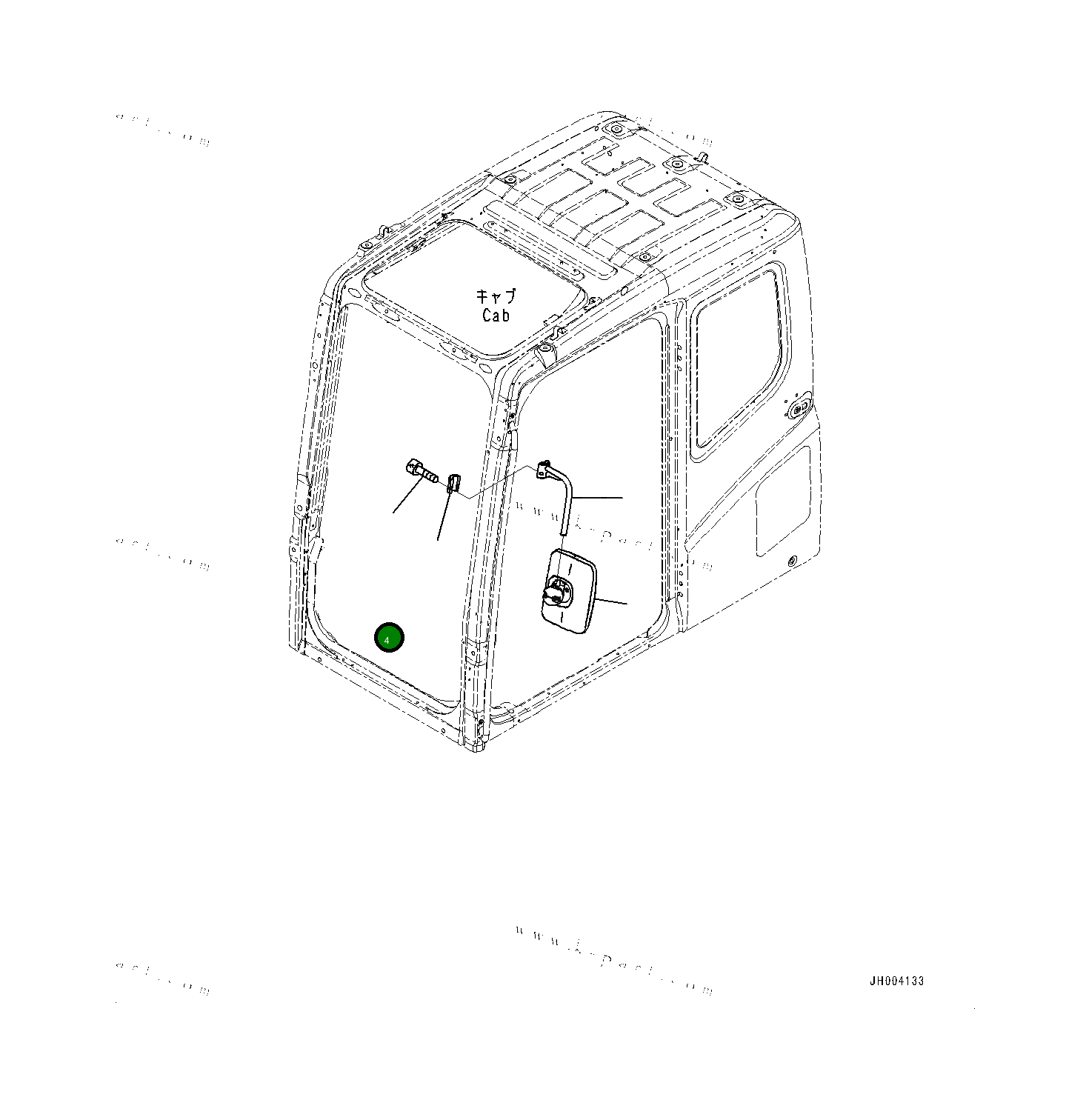 Болт 0125271030 Komatsu