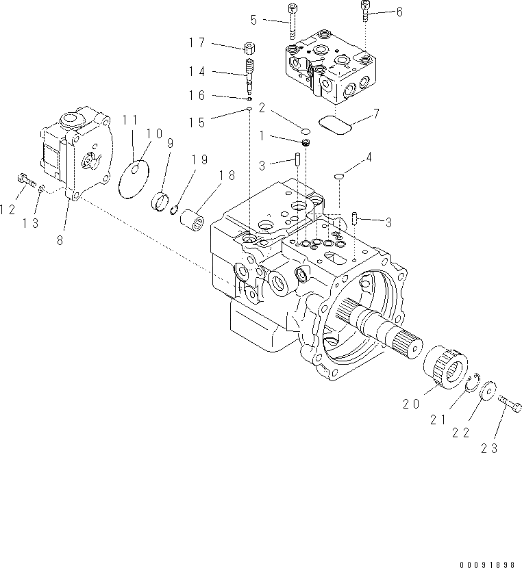 Кольцо 708-1T-19230  Komatsu