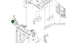 Крышка 198-54-55540 Komatsu