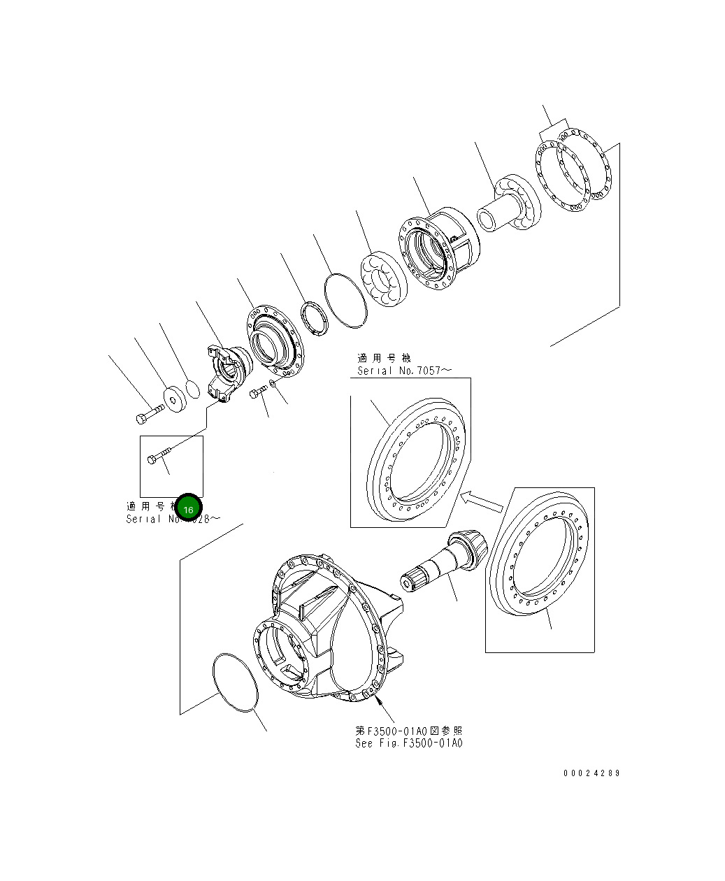 Болт 01050-61470 Komatsu