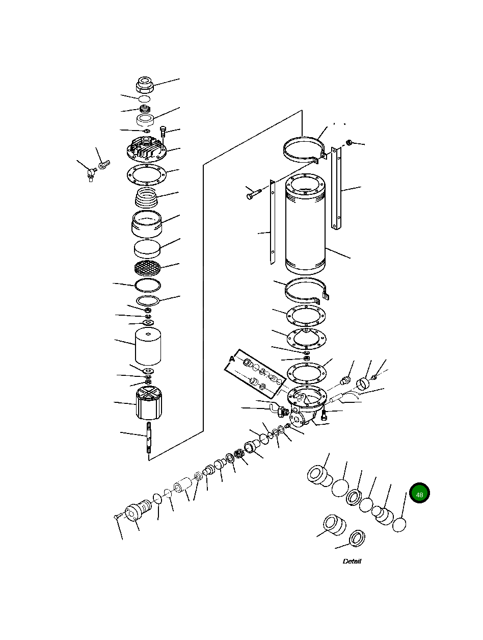 Кольцо уплотнительное (O-Ring) BF3 603 Komatsu