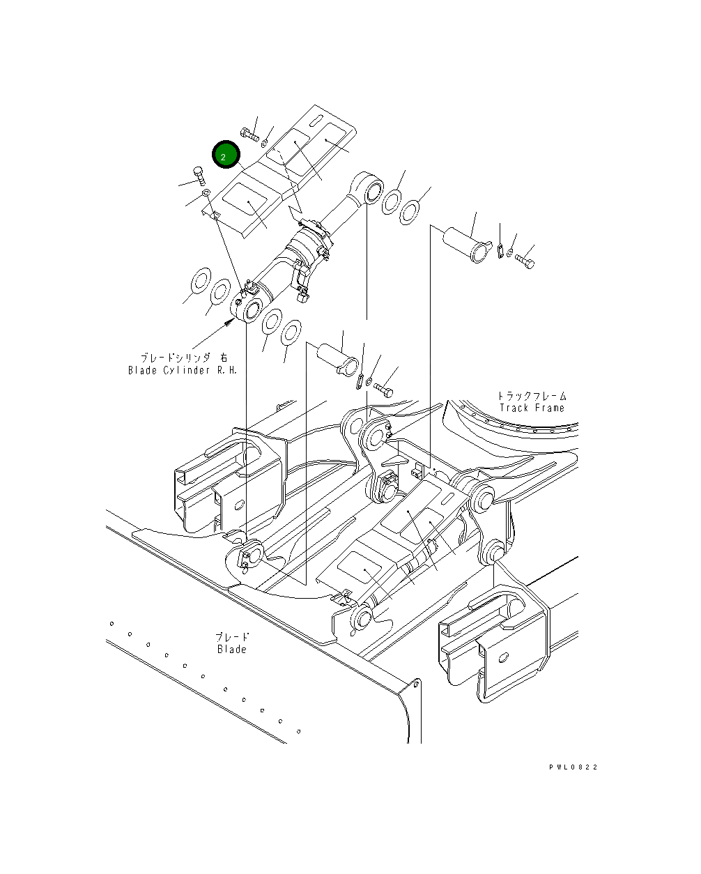 Крышка 22U-62-14820NY Komatsu