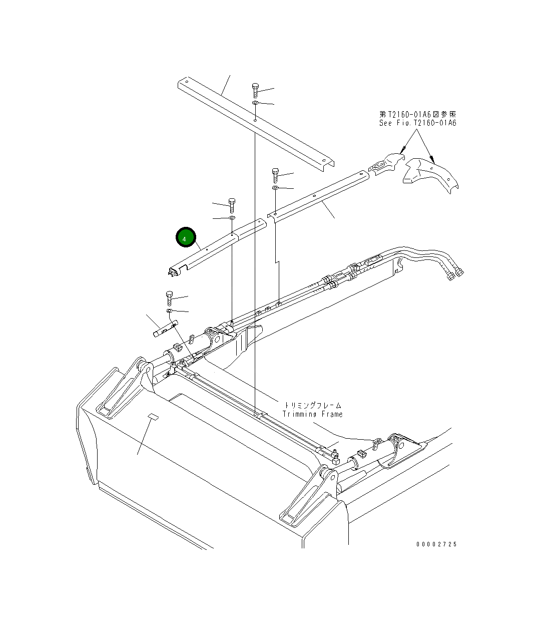Крышка 154-922-4410 Komatsu