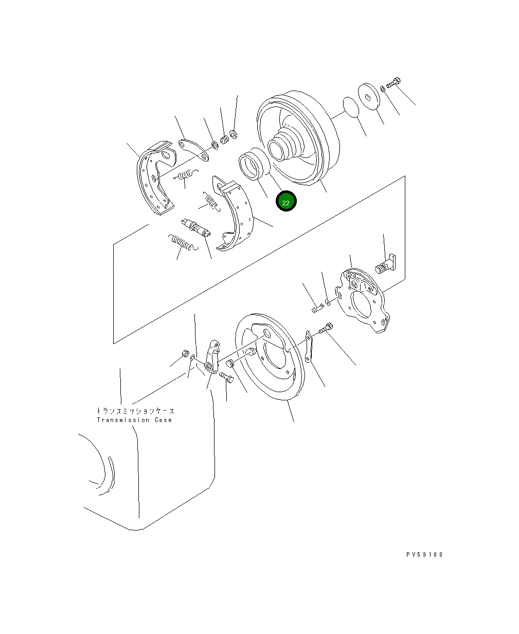 Кольцо уплотнительное (O-Ring) 07000-22065 Komatsu