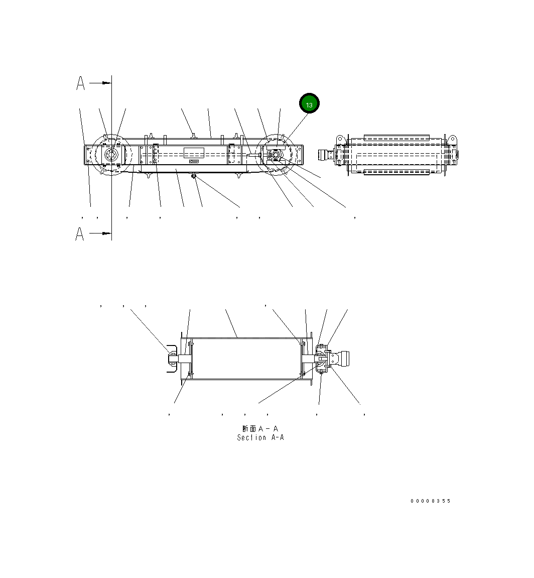 Болт MFK0000121  Komatsu