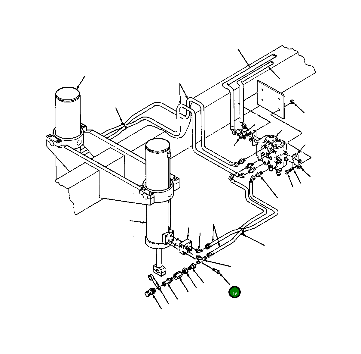 Болт 82 066  Komatsu