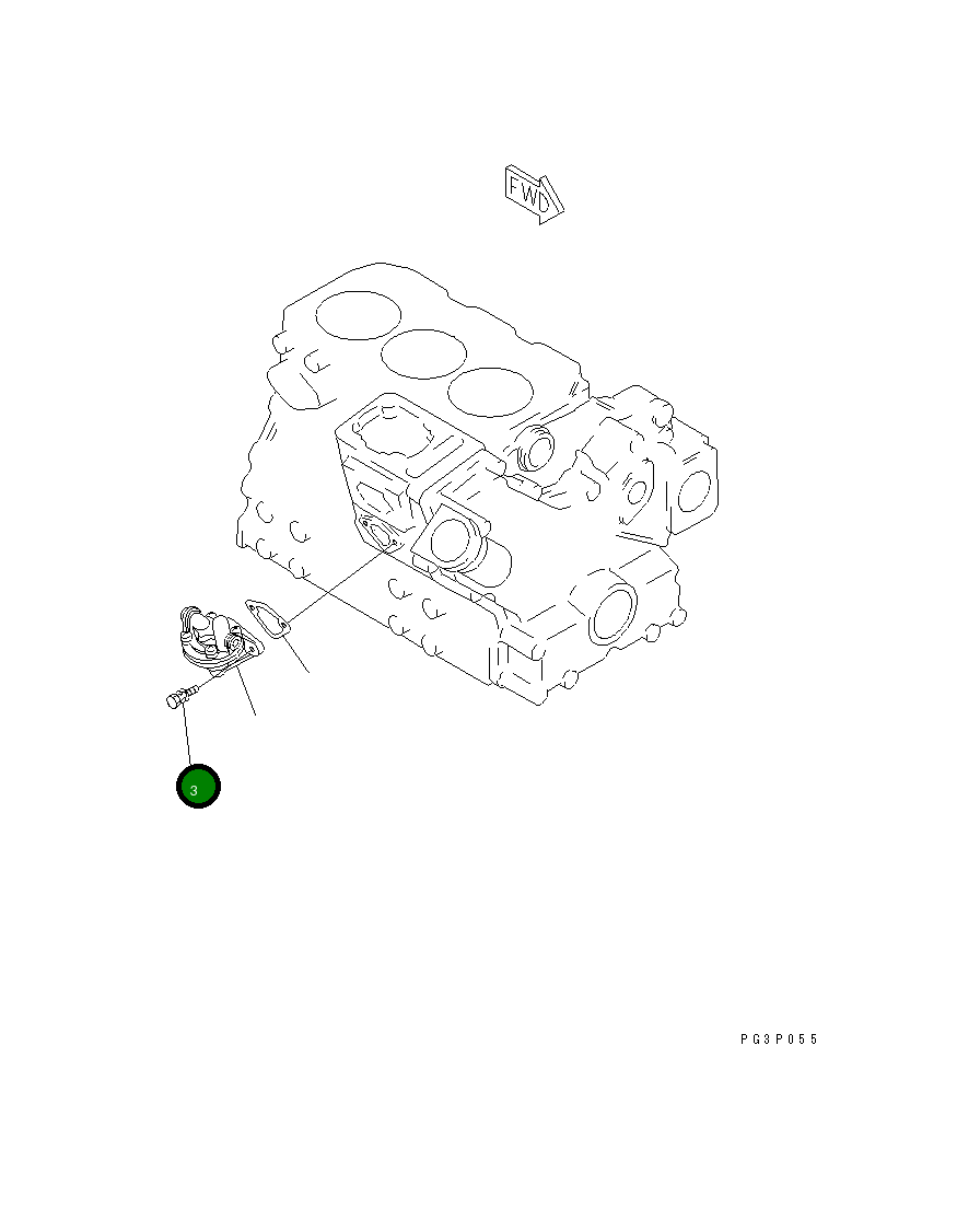 Болт YM26014-060202 Komatsu