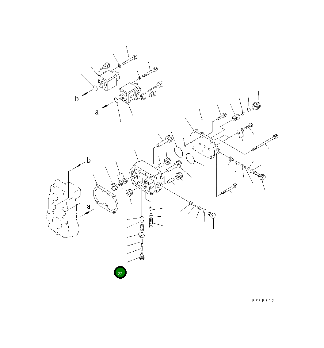 Болт 6557-71-4410 Komatsu