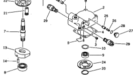Болт 708-1D-19120 Komatsu