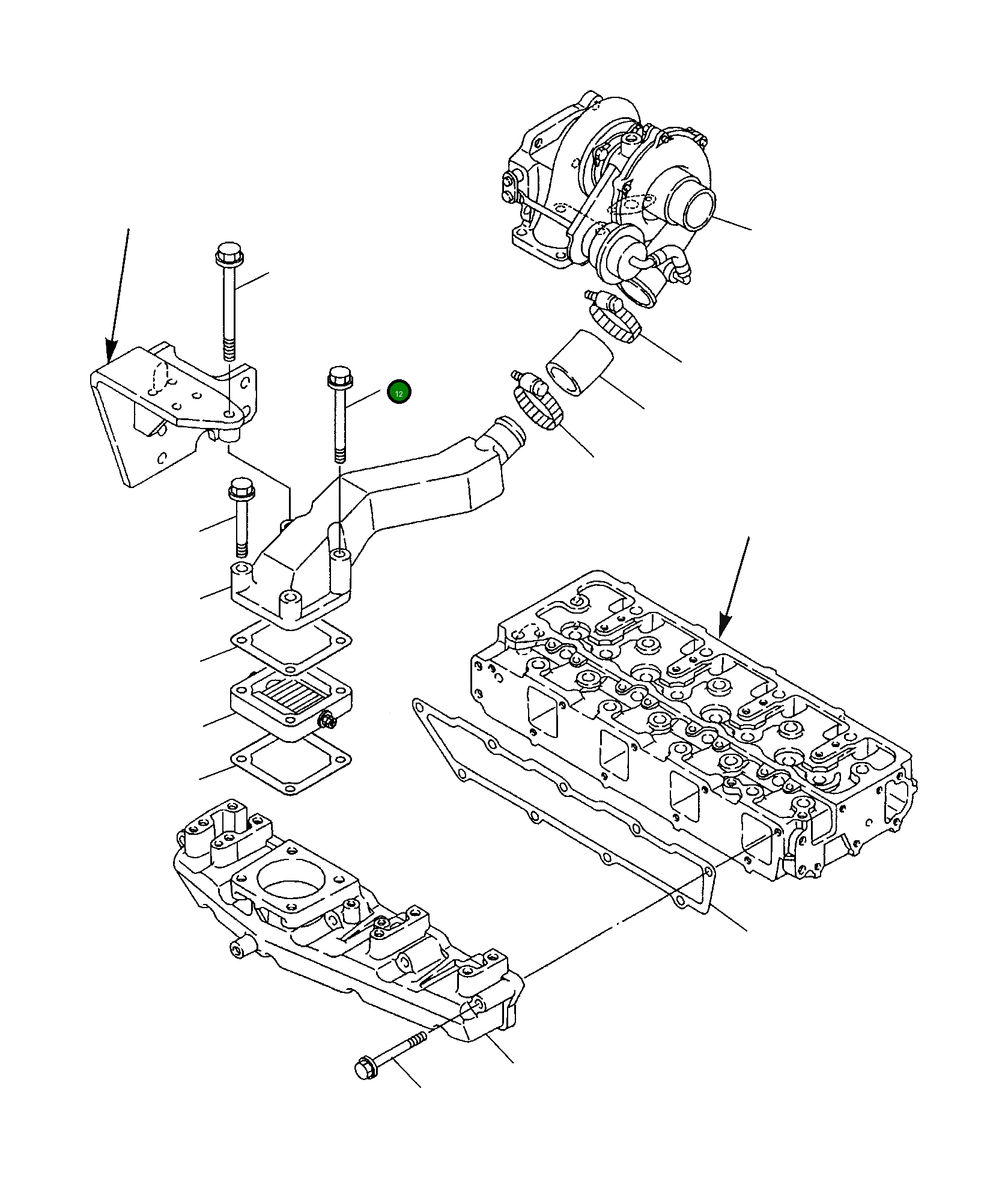 Болт YM26106-100952 Komatsu