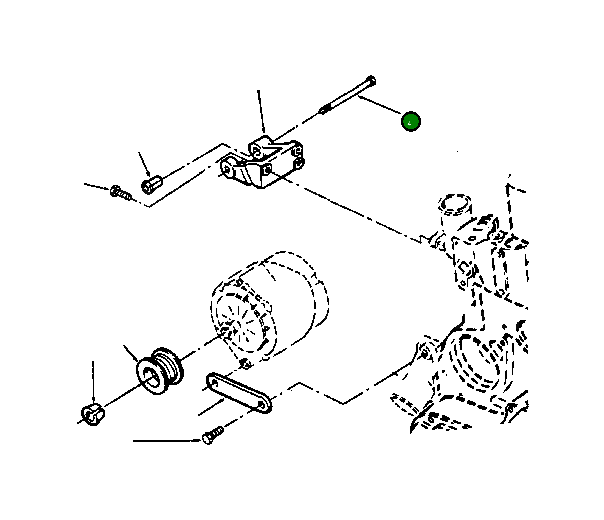 Болт 1240 581 H1  Komatsu
