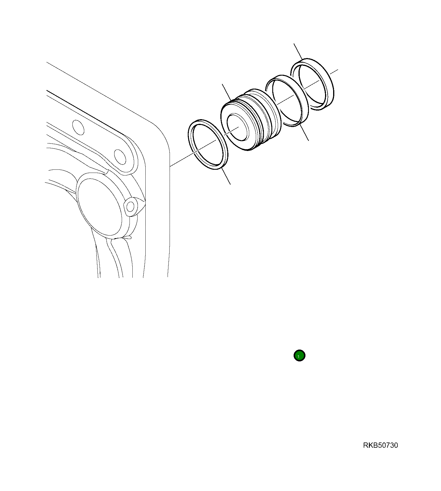 Кольцо 42N-856-2460 Komatsu