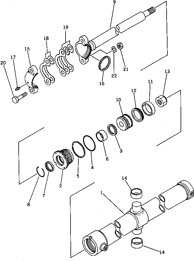 Болт 01010-52285  Komatsu