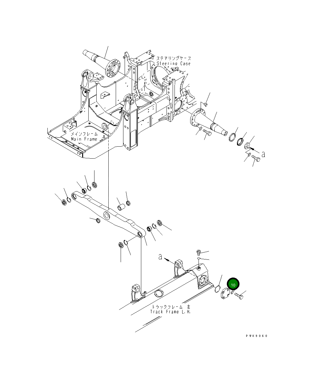 Крышка 134-50-61121 Komatsu